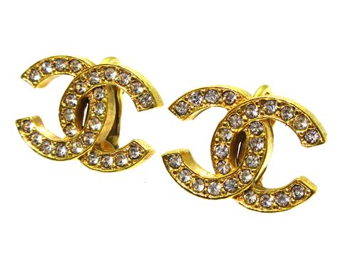 ebay fake chanel earrings|vintage chanel clip on earrings.